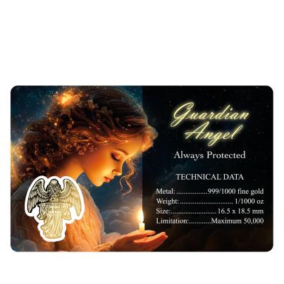 Goldcard 'Guardian Angel' 1/1000 oz. Feingold