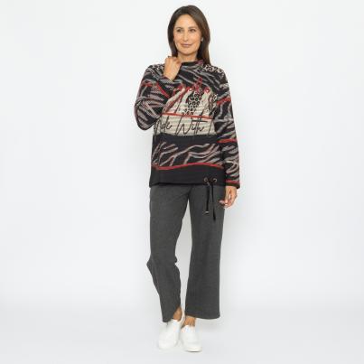 Lounge Collection by H. S. Sweatshirt multicolor