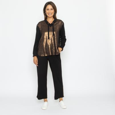 Lounge Collection by Heike S. Sweatshirt schwarz