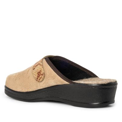 SANITAL LIGHT Damenhausschuh beige/braun