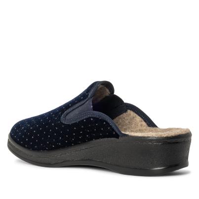 SANITAL LIGHT Damenhausschuh blau sparkle