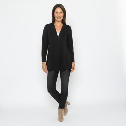 TRENDS by J. Leibfried Shirtjacke schwarz