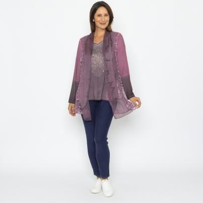 TRENDS by J. Leibfried 2in1 Longshirt lila