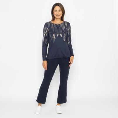 Lounge Collection by H. Schuberth Shirt navy