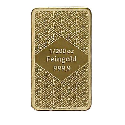 Goldbarren Wolfgang Amadeus Mozart  1/200 oz.