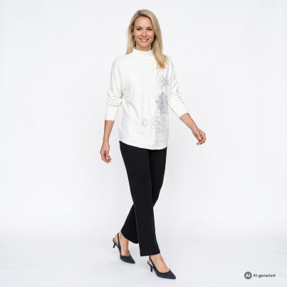 CHRISTIAN MATERNE Damen 7/8-Hose schwarz