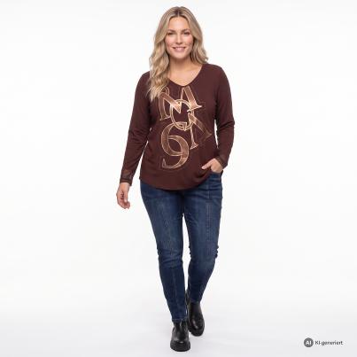 sophistical Women Shirt dunkelbraun