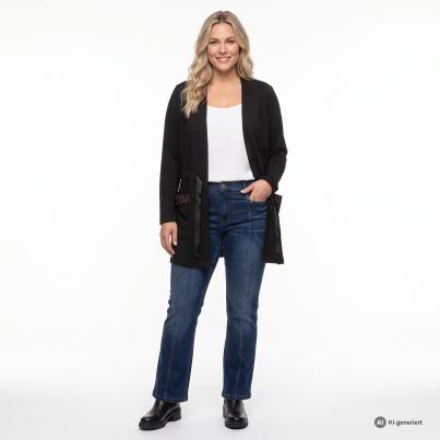 sophistical Women Cardigan schwarz