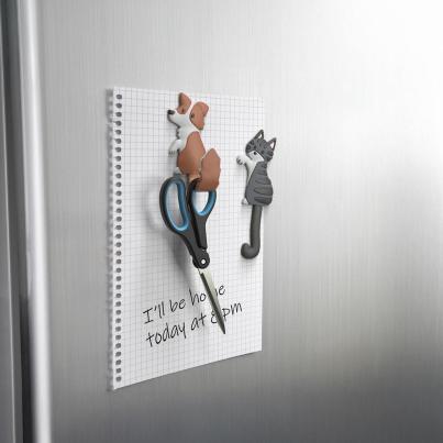Winkee Tierische Magnethaken Katze+Hund