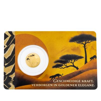 Coincard 1/200 oz. "Afrika Gold Leopard"