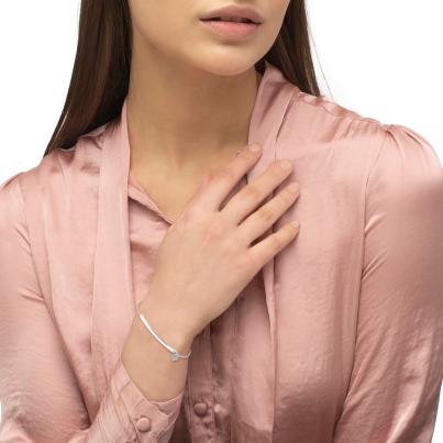 amor Armband 925 Silber rhodiniert