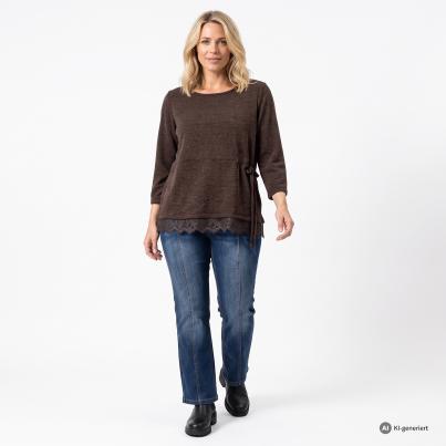 sophistical Women Pullover braun