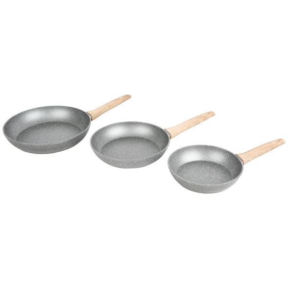 KING Bratpfannen-Set 3-teilig / grau marmoriert - 104899100000 - 2 - 588px