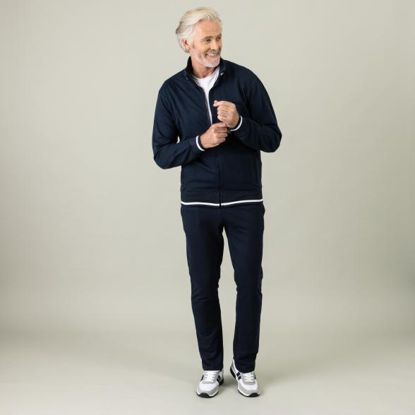 Homewear by BLUE SEVEN Herren Sweatjacke marine M - 105314100001 - 2 - 588px