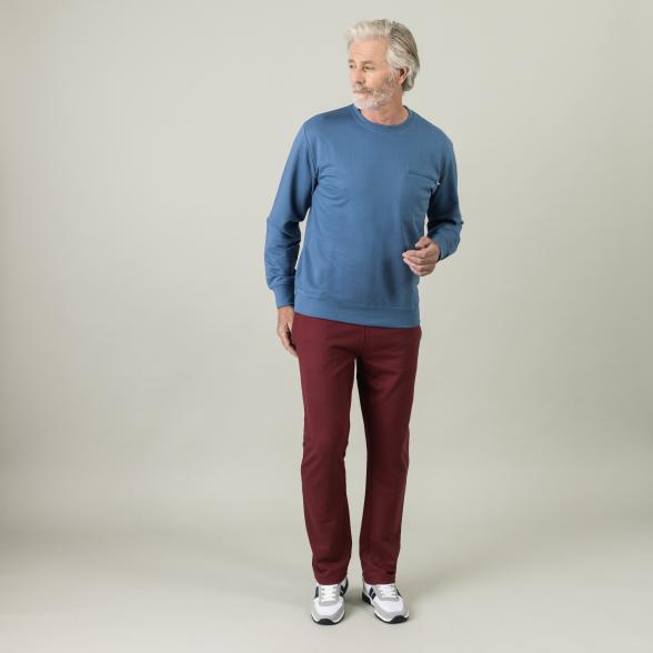 Homewear by BLUE SEVEN Herren Sweathose bordeaux - 105314800000 - 2 - 588px