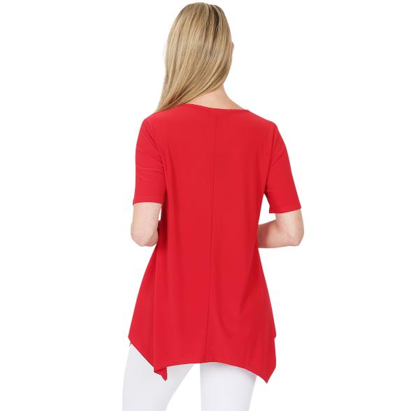 FASHION NEWS Shirt mit Kettchen & Strass, rot 36/40 - 105318700001 - 2 - 588px