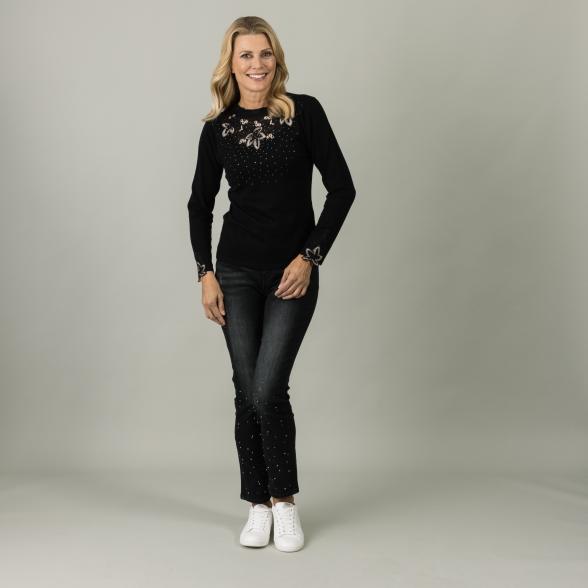 TRENDS by J. Leibfried Damen-Pullover, schwarz - 105328400000 - 2 - 588px