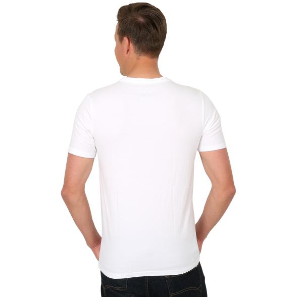 AERONAUTICA MILITARE Herren V-Neck T-Shirt weiß L - 105339500002 - 2 - 588px