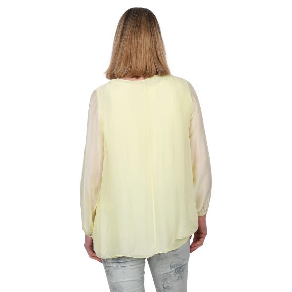 Z-ONE Damen Bluse, zitronengelb - 105434300000 - 2 - 588px