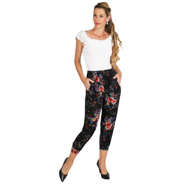 Leichte Damen-Sommerhose Bambusfaser, multicolor L/XL (42/44) - 105491000001 - 2 - 588px