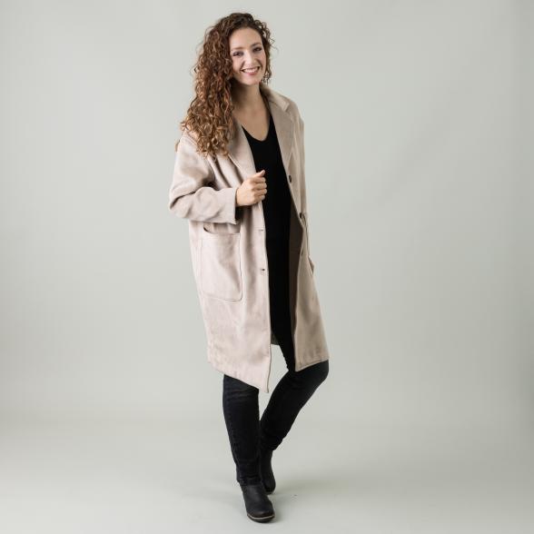 Z-ONE Damen Mantel, beige 44 - 105534800003 - 2 - 588px