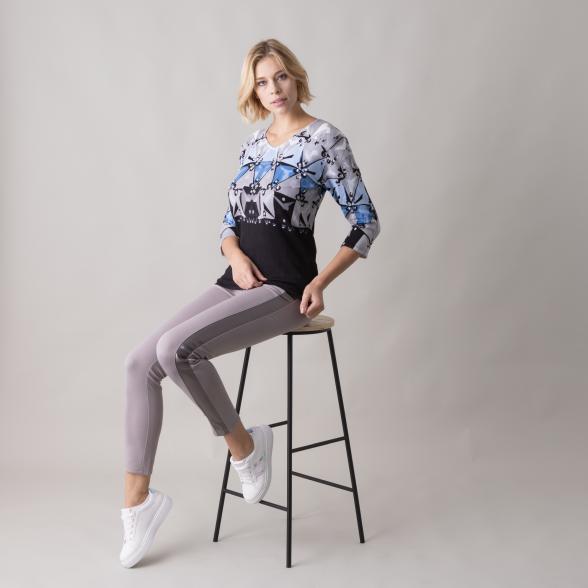 MILANO Design Pullover 'Amato' blau/schwarz - 105542700000 - 2 - 588px