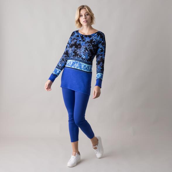 MILANO Design Longpullover 'Roia', blau/schwarz - 105544300000 - 2 - 588px