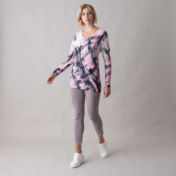 MILANO Design Longpullover 'Isalle', schwarz/rosa - 105544500000 - 2 - 588px
