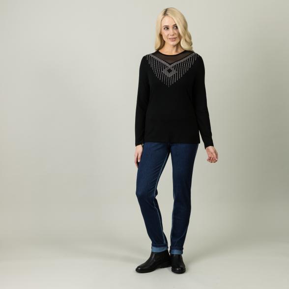 TRENDS by J. Leibfried  Damen-Shirt, schwarz - 105606500000 - 2 - 588px