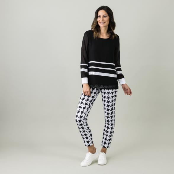 mocca by Jutta Leibfried Hose schwarz/weiß - 105703600000 - 2 - 588px