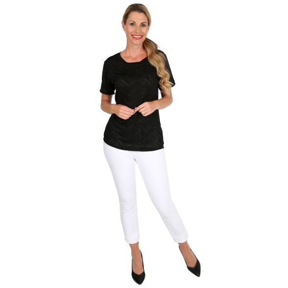 Damen-Shirt, schwarz - 105768400000 - 2 - 588px