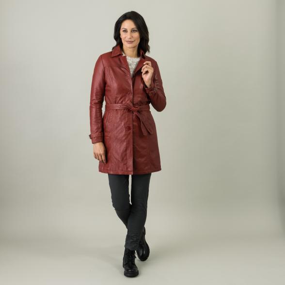 OTTO KERN Damen-Ledermantel 'Susa', rot - 105964500000 - 2 - 588px