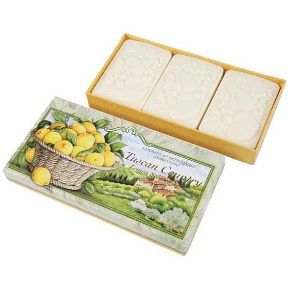 Hartseifen Set Tuscan Country Zitrone, 3-teilig - 106590400000 - 2 - 588px