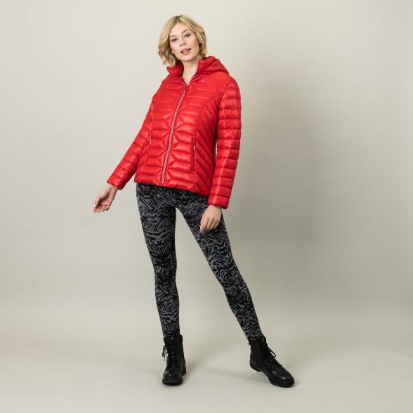 Damen-Winter-Leggings, angeraut schwarz/grau - 107027300000 - 2 - 588px