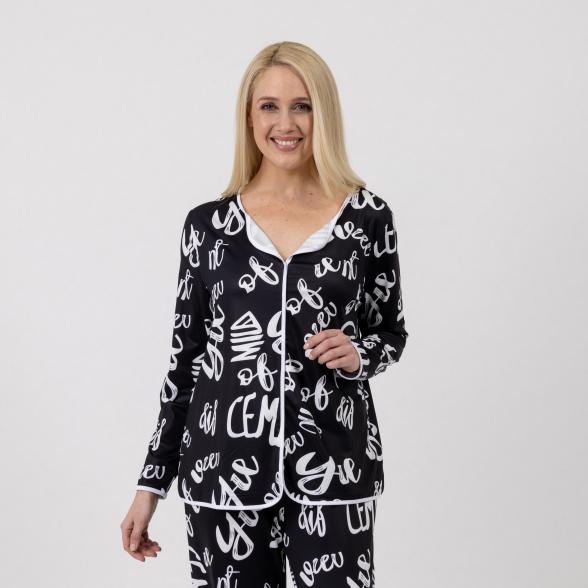 HOME Sweet HOME Pyjama schwarz/weiß - 107136000000 - 2 - 588px