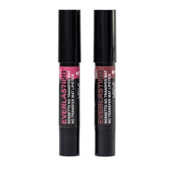 LAYLA Matter Lippenstift Set, Lolita+Danger, 2x3g - 107234600000 - 2 - 588px