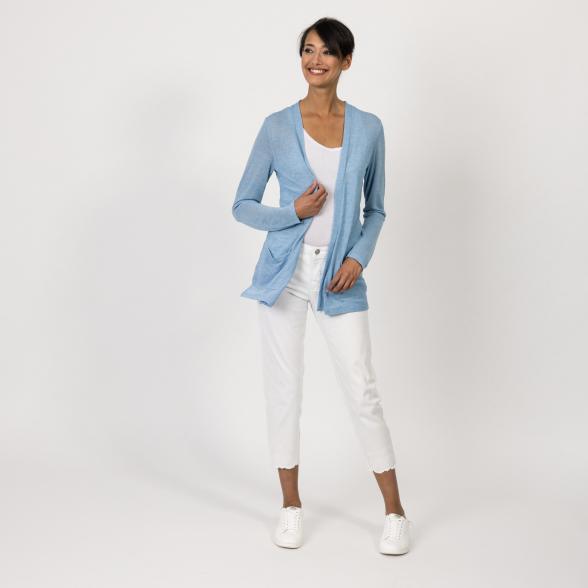 GINA LAURA Damen Cardigan hellblau - 107369100000 - 2 - 588px