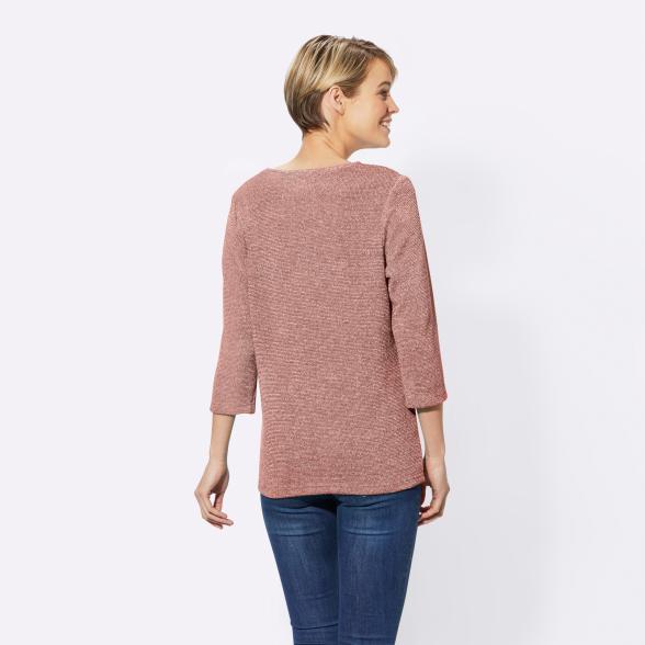 collection L Damen Pullover, rosenholz meliert - 107443000000 - 2 - 588px