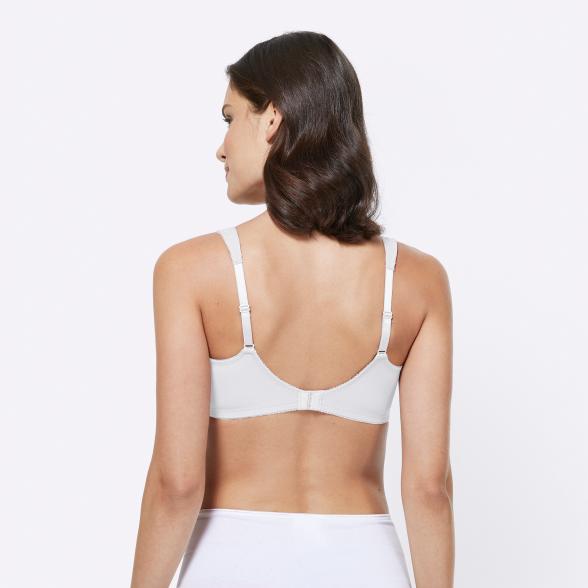 wäschepur Damen Spitzen-BH ohne Bügel Cup C+D weiß - 107464500000 - 2 - 588px