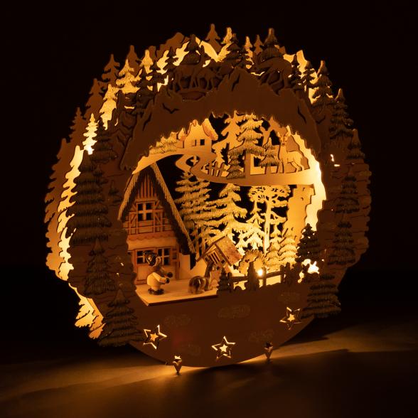 LED-Lichterbogen Reh Holz - 107693000000 - 2 - 588px