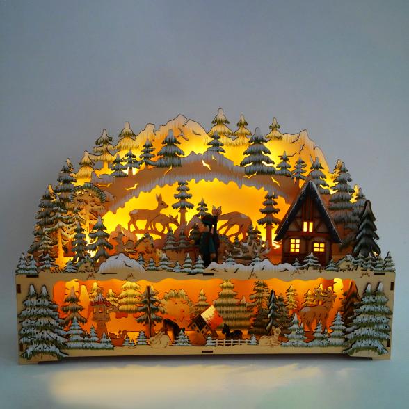 LED-Lichterbogen Wald Holz - 107693600000 - 2 - 588px