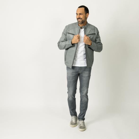 OTTO KERN Herren-Lederjacke 'Pamir' grau - 107726400000 - 2 - 588px