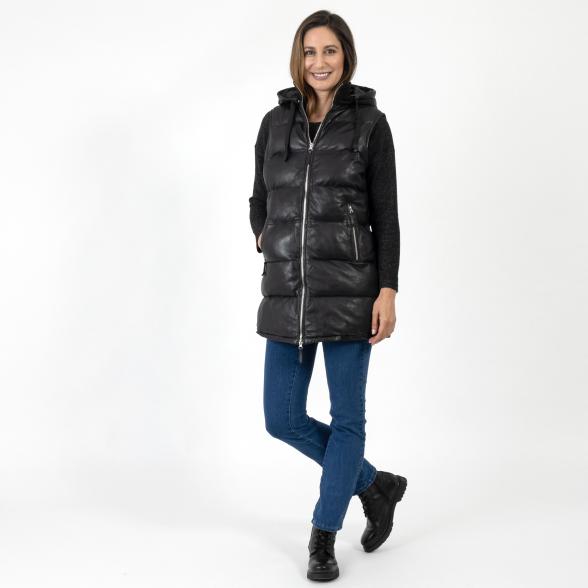 OTTO KERN Damen-Lederweste 'Wendy' schwarz - 107732200000 - 2 - 588px