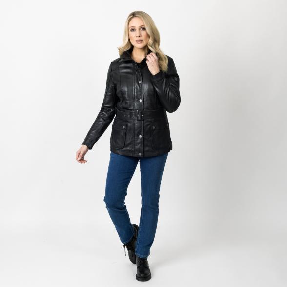 OTTO KERN Damen-Lederjacke 'Tanja' schwarz - 107735900000 - 2 - 588px