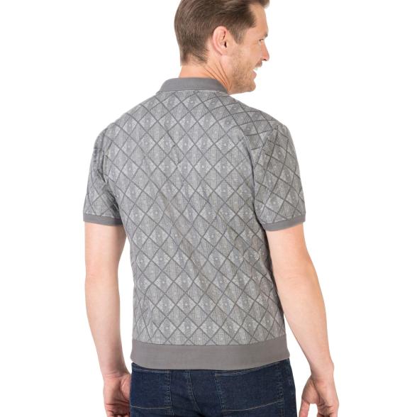 MARCO DONATI Herren-Poloshirt grau/meliert - 107801000000 - 2 - 588px