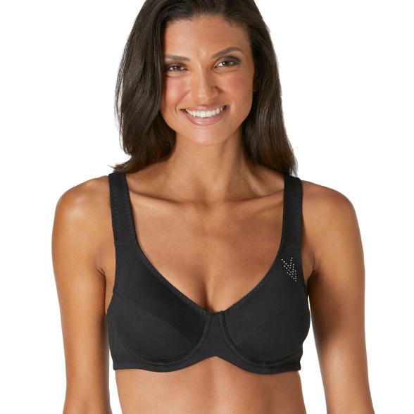 wäschepur 2er Set EntlastungsBH CUP B schwarz/weiß - 107806600000 - 2 - 588px