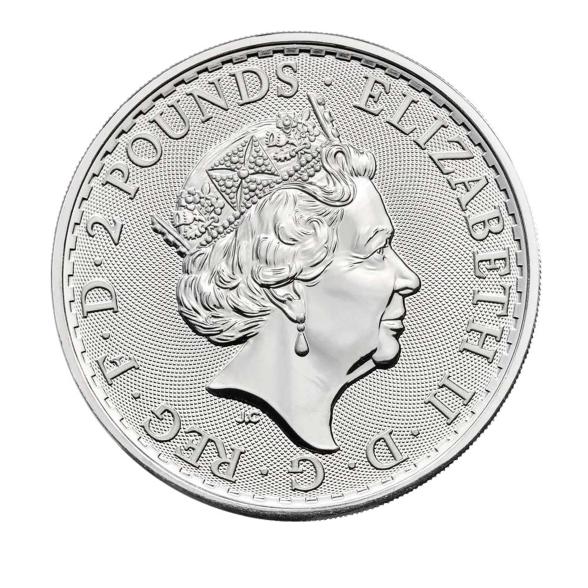 Silbermünze Britannia & Queen Elizabeth II - 108443300000 - 2 - 588px