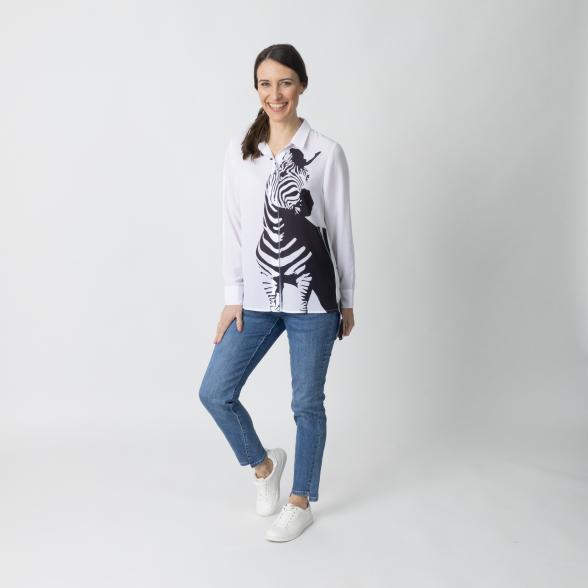 mocca by Jutta Leibfried Bluse schwarz/weiß - 108650400000 - 2 - 588px