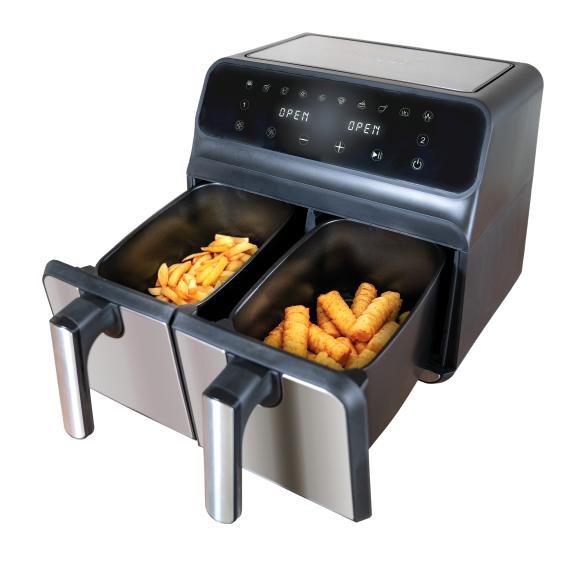 UNOLD Heißluftfritteuse Doppelkammmer TWIN ZONE - 109414400000 - 2 - 588px