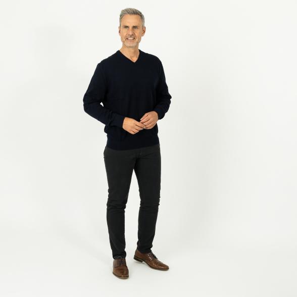 bugatti Herren Pullover V-Ausschnitt marine - 109695900000 - 2 - 588px